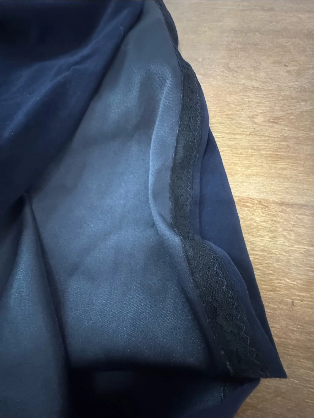 Women's A-Line Skirt in Navy Handmade picture measurements